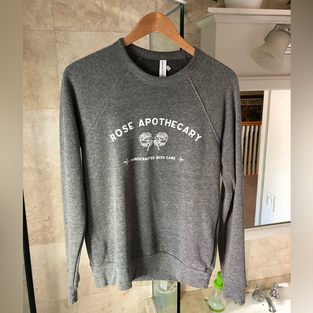 NWOT Schitts Creek Rose Apothecary Sweatshirt